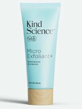 NWT KIND SCIENCE BY ELLEN DEGENERES Micro Exfoliant+ Resurfaces and Hydrates